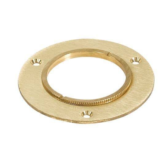 Steel City® MopTite™ P-60-3B Cover Plate, 5-11/16 in Dia, Brass