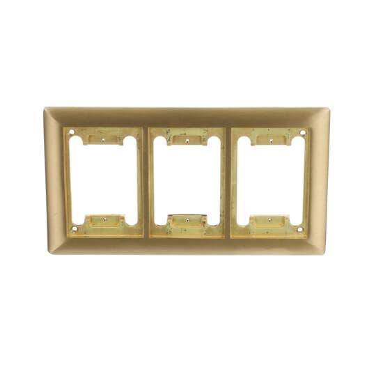 Steel City® P-64-3G-CP Carpet Plate, 10-5/8 in L x 6-1/8 in W, Brass