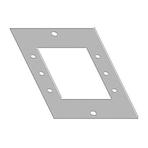 Steel City® RPT8-CDP-MAAP Center Device Plate MAAP Kit, For Use With Recessed Poke-Through Systems and Extron® MAAP Devices, Steel