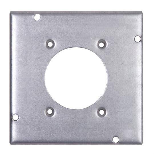 Steel City® RSL-13 Surface Cover, 4-11/16 in L x 4-11/16 in W x 1/2 in D, Steel