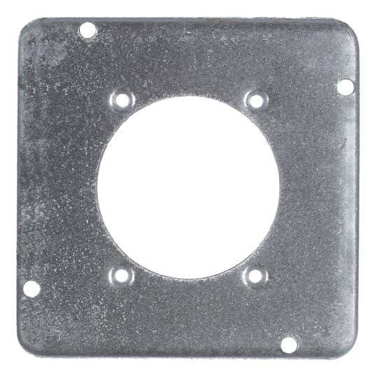 Steel City® RSL-14 Surface Cover, 4-11/16 in L x 4-11/16 in W x 1/2 in D, Steel
