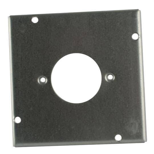 Steel City® RSL-15 Surface Cover, 4-11/16 in L x 4-11/16 in W x 1/2 in D, Steel