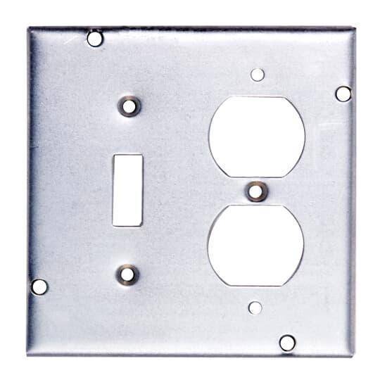 Steel City® RSL-2 Surface Cover, 4-11/16 in L x 4-11/16 in W x 1/2 in D, Steel