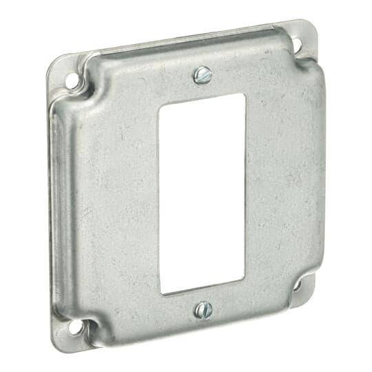 Steel City® RS-16-CC RS Series Surface Cover, 4 in L x 4 in W x 1/2 in D, Steel