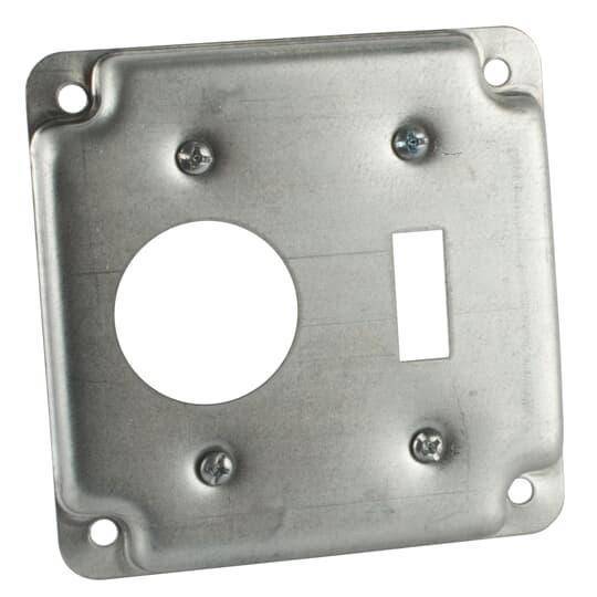 Steel City® RS-1 RS Series Surface Cover, 4 in L x 4 in W x 1/2 in D, Steel