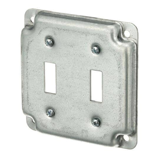 Steel City® RS-5 RS Series Surface Cover, 4 in L x 4 in W x 1/2 in D, Steel