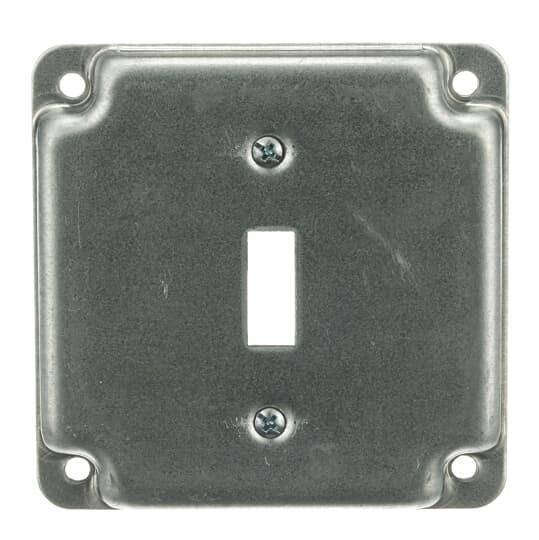 Steel City® RS-9 RS Series Surface Cover, 4 in L x 4 in W x 1/2 in D, Steel