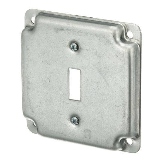 Steel City® RS-9 RS Series Surface Cover, 4 in L x 4 in W x 1/2 in D, Steel
