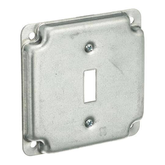 Steel City® RS-9 RS Series Surface Cover, 4 in L x 4 in W x 1/2 in D, Steel