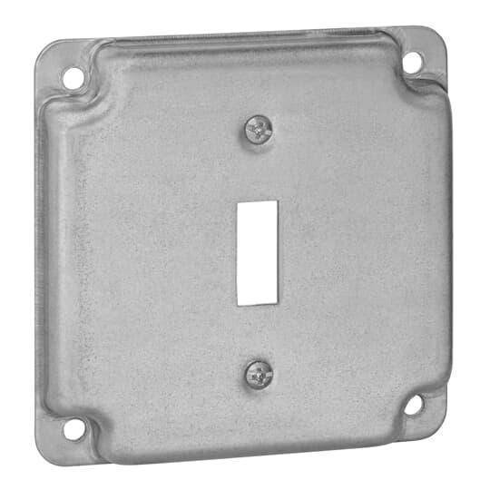 Steel City® RS-9 RS Series Surface Cover, 4 in L x 4 in W x 1/2 in D, Steel