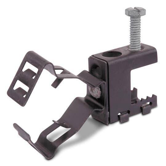 Steel City® SSF-BBC-S1H SSF-BBC Clamp, 1 in Conduit, 1/2 in THK Flange, 15 lb Load, Steel