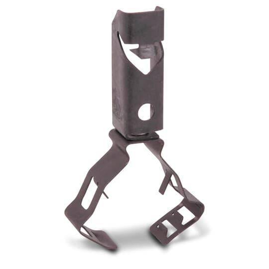 Steel City® SSF-BZ2-C1 Finger Close Conduit Z Purlin Clip, 100 lb Load, Steel
