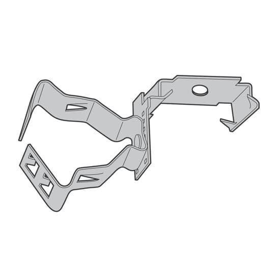 Steel City® SSF-SF-C1/2-3/4 Conduit-to-Metal Stud Conduit Support Clip, For Use With Stud Wall, Drywall Box and Cover, Steel