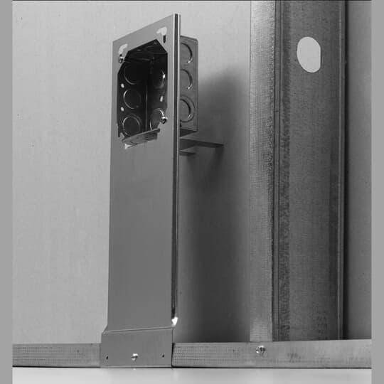 Steel City® SSF-SV18 Extension Plate Bracket, 4 x 4-11/16 in Box, Steel, Galvanized