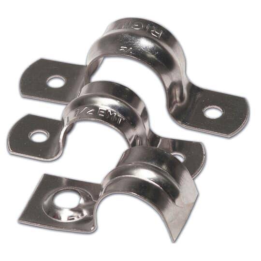 Steel City® TS101-SS 1-Hole Conduit Strap, 1/2 in Conduit, Stainless Steel
