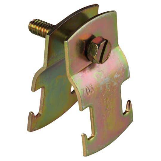 Superstrut® Z703-1/2-25 Universal Clamp, 1/2 in Conduit, 0.706 to 0.84 in OD, 16 ga Steel