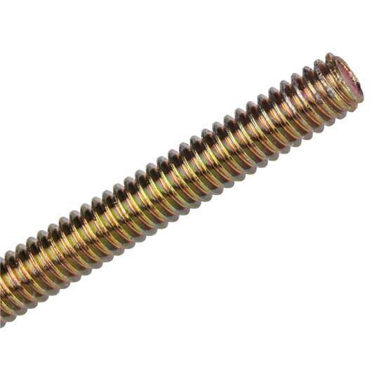 Superstrut® H104-1/2X6 100 Hanger Rod, UNC Thread, 1/2-13, 6 ft OAL, Steel