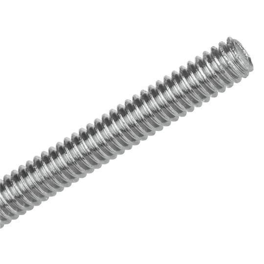 Superstrut® H104-1/2X12SS316 100 Hanger Rod, UNC Thread, 1/2-13, 12 ft OAL, 316 Stainless Steel