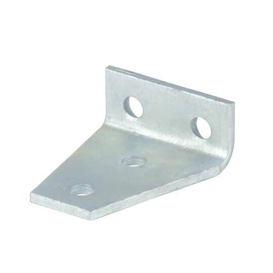 Kindorf® B-933 Joint Connector, 3 in L x 3 in W, For Use With U-Profile Channels, Steel, Galv-Krom/Standard