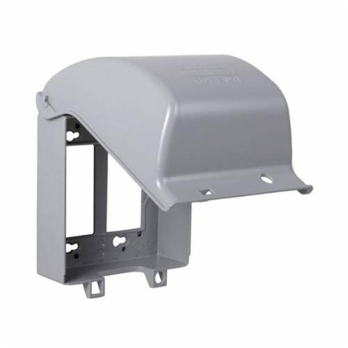 TAYMAC® MX6200 55-in-1 Extra Duty Weatherproof While-In-Use Cover, 3.48 in L x 5.12 in W x 3.54 in D, Die Cast Metal