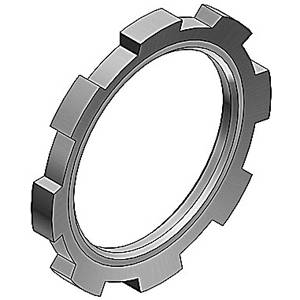 T&B® 141 Case Hardened Conduit Locknut, 1/2 in, For Use With Rigid/IMC Conduits, Steel
