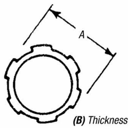 T&B® 141 Case Hardened Conduit Locknut, 1/2 in, For Use With Rigid/IMC Conduits, Steel