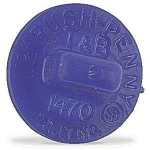 T&B® Push-Penny® 1471 Locking Plug, 3/4 in, For Use With Rigid/IMC Conduits, Polyethylene