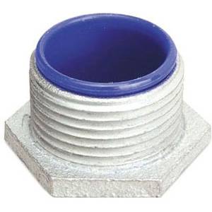 T&B® CHASE® 1942 Bushed Conduit Nipple, 1/2 in, For Use With Rigid/IMC Conduits, Steel, Chromate Coated/Electro-Zinc Plated
