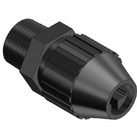 T&B® 2827 Cable Fitting, 1/2 in Trade, 0.4 x 0.19 in to 0.55 x 0.28 in Cable Openings, Nylon