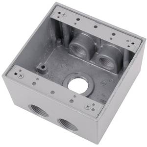 40.3 Cu Inch , Thomas & Betts Corporation 2IHD5-3 Weatherproof Deep Outlet Box, 2-Gang