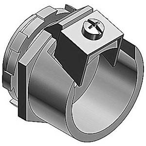 T&B® Tite-Bite® 312 Cable Connector, 2 in Trade, 2 in Knockout, 2.312 to 2.5 in Cable Openings, Malleable Iron, Electro-Zinc Plated