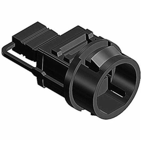 Steel City® 3201-TB Non-Metallic Cable Connector, 1/2 in Trade, 21/32 in Cable Openings, Thermoplastic
