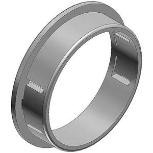 T&B® 3215 3210 1-Piece Knockout Non-Metallic Conduit Bushing, 2.469 in Trade, Polycarbonate
