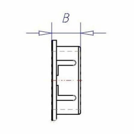 T&B® 3215 3210 1-Piece Knockout Non-Metallic Conduit Bushing, 2.469 in Trade, Polycarbonate