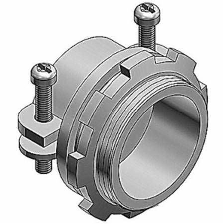 T&B® 3303-TB 2-Screw Non-Insulated Cable Connector With Slotted Screw, 3/4 in Trade, 0.53 to 0.75 in Cable Openings, Steel, Electro-Zinc Plated