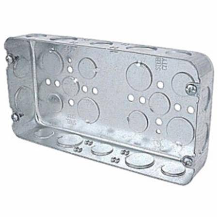 58 Cu Inch, 24-Knockout, Thomas & Betts Corporation 3G-1/2-3/4 Conduit Gang Box