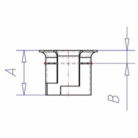 T&B® Insuliner® 424 Insulating Sleeve, 1 in, For Use With EMT/Rigid/IMC/Flexible Metallic Conduits, Nylon