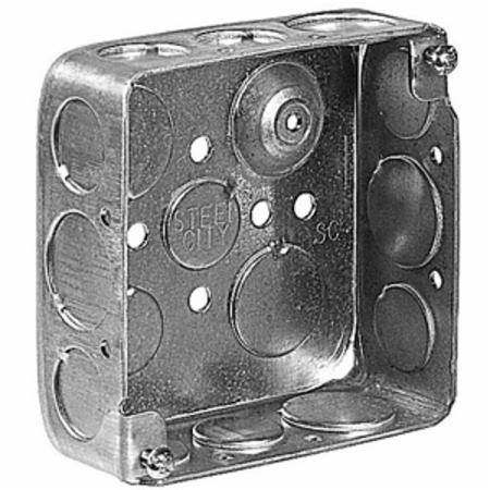 21 Cu Inch, Thomas & Betts Corporation 52151-1234GB Square Outlet Box