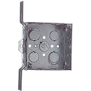 21 Cu Inch, 23-Knockout, Thomas & Betts Corporation 52151-CV-1/2-3/4 Square Outlet Box