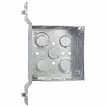 21 Cu Inch, 23-Knockout, Thomas & Betts Corporation 52151-V_1/2_3/4 Square Outlet Box