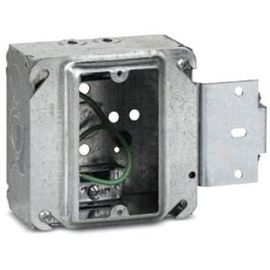 30.3 Cu Inch, 9-Knockout, Thomas & Betts Corporation 52171-MSX Square Outlet Box