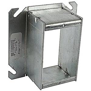 4", Thomas & Betts Corporation 52C512-25 Square Box Cover, Raised