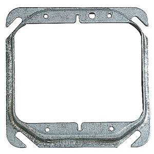 4", Thomas & Betts Corporation 52-C-17-25 Square Box Cover, Raised
