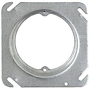 4", Thomas & Betts Corporation 52-C-3-1/2-25 Square Box Cover, Raised