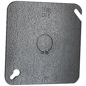 4", Thomas & Betts Corporation 52-C-6 Square Box Cover, Flat