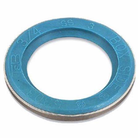 T&B® 5302 Sealing Ring With Stainless Steel Retainer, 1/2 in, For Use With Rigid/IMC Conduits, Santoprene™ TPE/Steel, Electro-Zinc Plated