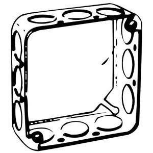 Thomas & Betts Corporation 53151-1/2 Square Outlet Box Extension Ring