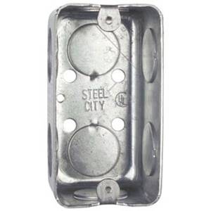 13 Cu Inch, 3/4" KO, Thomas & Betts Corporation 58361-3/4 Utility Box