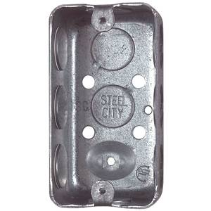 14.5 Cu Inch, 1/2" KO, Thomas & Betts Corporation 58371-1/2 Utility Box