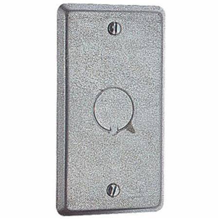 1-Gang, Thomas & Betts Corporation 58-C-6 Utility Box Cover, Rectangle
